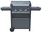 Campingaz Gas BBQ 3 Series Select S, Barbecue Gas Grill with 3 Stainless Steel Burners, 1 Side Burner, Lid with Thermometer, InstaClean Aqua, Culinary Modular System, 10.2 kW