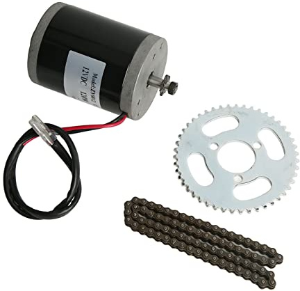 Kit Motore Elettrico Senza Spazzole, Kit Motore per Bicicletta , Kit Motore Elettrico Spazzolato CC Ad Alta velocità 12V 120W per Bici Elettrica Fai-da-Te, Triciclo Elettrico,
