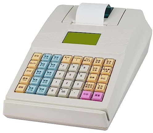 SACLMD Kommerzielle Registrierkasse,Registrierkasse mit Bildschirm,multifunktionale Registrierkasse,einfach zu bedienen