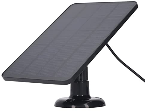 Kit de Panel Solar de 10 W Cargador de Batería Monocristalino con Interfaz Micro USB Cargador Solar Portátil de Alta Eficiencia para Fuera de Red de Barco Marino RV para