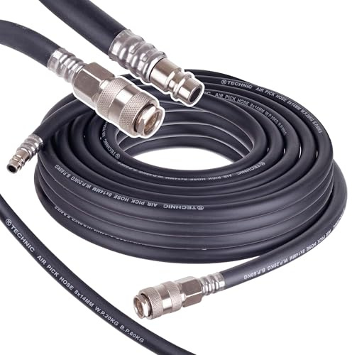 TC Technic Profi Schlauch Luftschlauch 10m für Kompressor 8mm Druckluft-Schlauch
