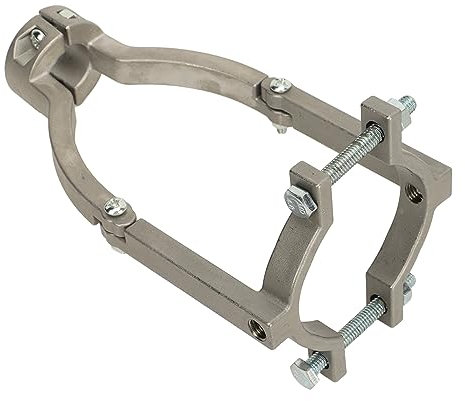 Hapivida Square Hole Drill Bit Adapter, Precision Metal Woodworking Square Hole Drill Fixing Bracket Mortising Attachment for Drill Press and Hand Drill, Furniture Manufacturing Woodworking Projects