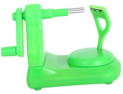 Alipis Éplucheur De Fruits Manuel Vert Outil De Cuisine Pour Éplucher Les Poires Poignée Confortable Conception Robuste Pour Fruits Et Légumes