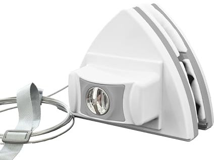 Mitclear Lavavetri Magnetico per Doppio Vetro, Strumento di Pulizia dei Vetri Regolabile, Lava Vetri Finestre Magnetico, Pulisci Pulitore per Vetri Singoli, Doppi o Tripli 5-35mm