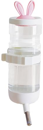 Botella de agua para hámster -Distribuidor de agua suspendida anti -Anti difisada para Chinchilla | Distribuidor de agua para ardillas | Montaje de pared de accesorios anti-goteo para ardilla de conej