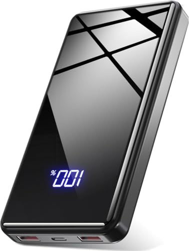 YILANS Power bankFast Charging,20000mAh Portable Charger Powerbank PD 3.0 QC 4.0 USB-C Output/Input, 22.5W With LCD Display 3 Ports Compatible with iPhone 16 15 14 Android and more