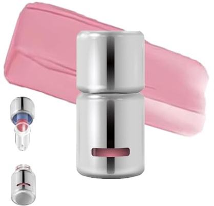 Liquid Blush, flytande rouge, med svamphuvud, Jelly Color Liquid Blush, långvarig flytande rouge för högpigmenterad färg, dopfinish (fikonkafé kafé)