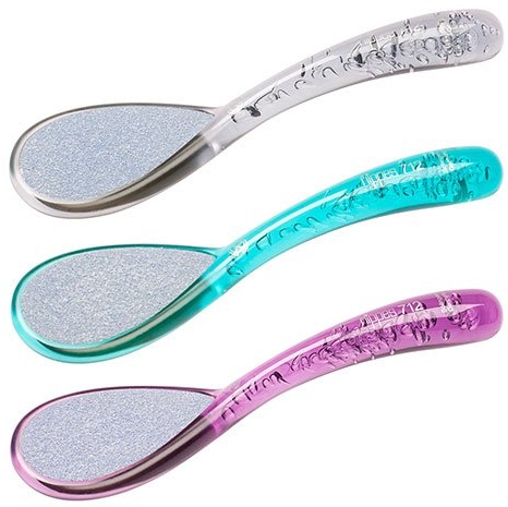 Nippes Solingen, Keramik Hornhautraspel Doppelseitig Grob und Fein 22 cm Länge Hornhautentferner für die Füße Fußpflege HornhautEntfernung Hornhauthobel, Bunt