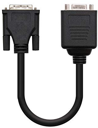 Blendend Cable bifurcador DVI a VGA, DVI/M-2xHDB15/H, 20 cm, para conectar dispositivos DVI a pantallas VGA y extender la señal de video.