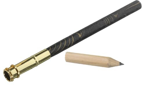 LALAFINA Extensor de Lápiz de Madera para Arte Textura Cómoda, Herramienta para Alargar el Lápiz Adecuado para Decoración Colegio y Soportes Extensores para Lápices de Dibujo