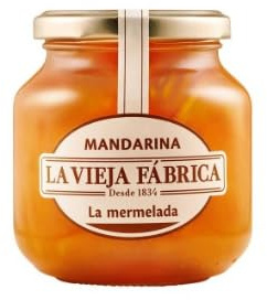 Spanish Mandarin Jam Bundle - 3 x 280g Glass Jars - Authentic Traditional Recipe with Real Fruit Pieces - Sweet & Zesty Citrus Preserve