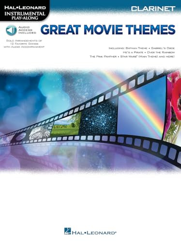 Great Movie Themes -For Clarinet- (Book & Online Audio): Play-Along, Sammelband, Download (Audio) für Klarinette (Hal Leonard Instrumental Play Along)