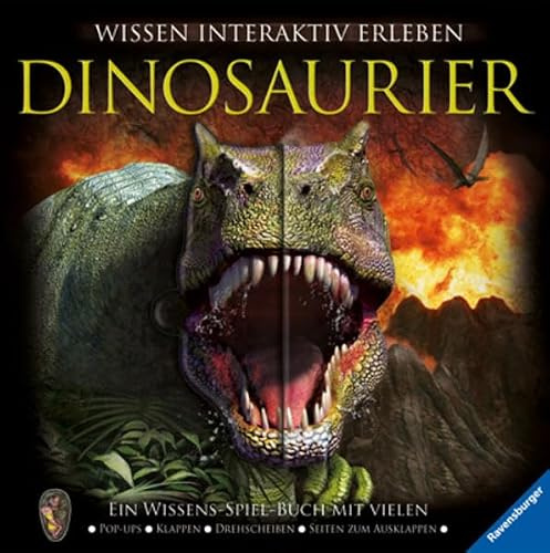 Dinosaurier: Ein Wissens-Spiel-Buch mit vielen Pop-ups, Klappen, Drehscheiben, Seiten zum Ausklappen