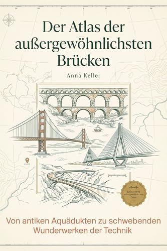 Der Atlas der außergewöhnlichsten Brücken: Von antiken Aquädukten zu schwebenden Wunderwerken der Technik. Ein Buch für Architekten, Ingenieure und alle, die schwindelerregende Höhen lieben