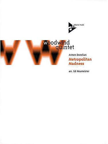 Metropolitan Madness: Flöte, Oboe, Klarinette, Horn und Fagott. Partitur und Stimmen.