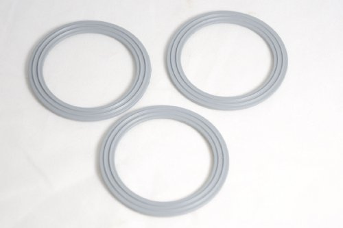 Packung mit 3 Kenwood Aufsatz Blender Gummiboden Dichtungsringen - WVE.650544