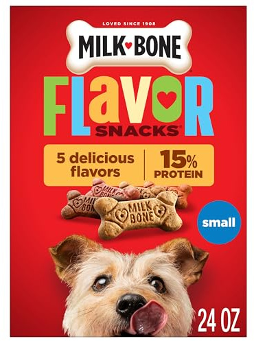 Milk-Bone Flavor Snacks Friandises pour Chien, Petits Biscuits, 680,4 g