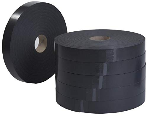 Baupark24-6 x Nageldichtband 50mm x 20m zum Abdichten - dickes Trennwandband für Unterspannbahnen - Entkopplungsband zum Feuchteschutz auf Dächern - Dichtungsband für Metallprofile im Innenausbau