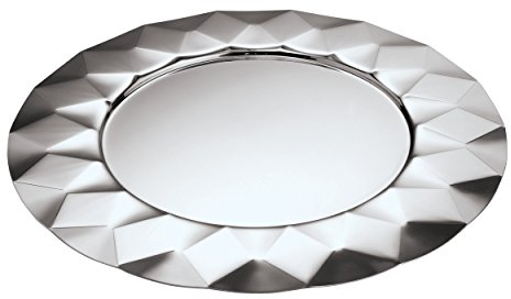 Sambonet Assiette 330 mm INOX/Relief Malia Assiette de présentation
