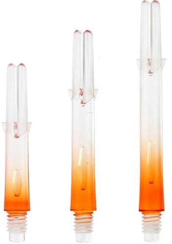L-style L-Shaft Straight Milky-White Two-Tone 190-260 - 330 von Thor-Sports orange - pink - blau - lila - rot - grün/Made in Japan/zweifarbige Dart Schäfte 2-Tone milchig Weiss