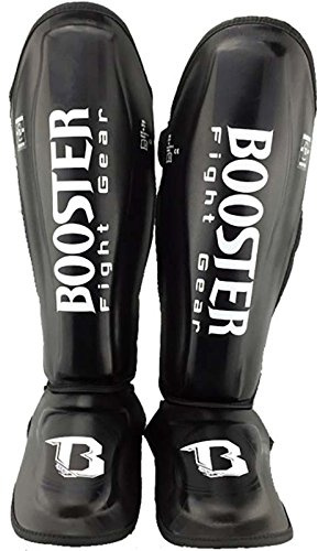 Booster Schienbeinschoner, V3, schwarz, Shin Guards, Muay Thai