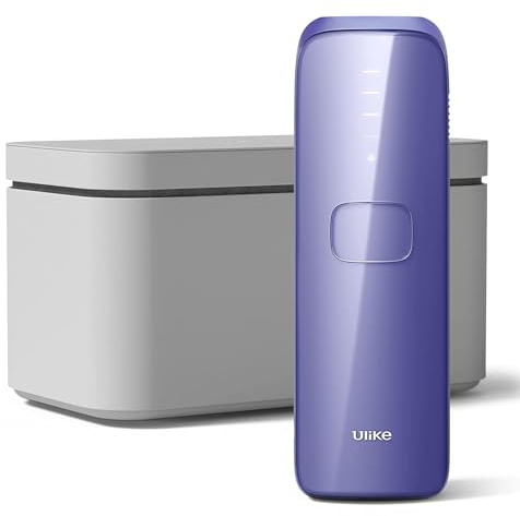Ulike Laser Hair Removal Device for Women and Men, Air 3 IPL Hair Removal with Sapphire Ice-Cooling System for Nearly Painless & Long-Lasting Result, Flat-Head Window for Body & Face at-Home Use
