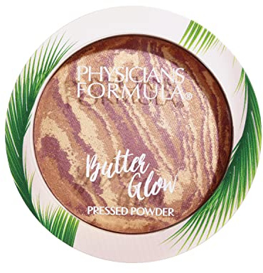 Physicians Formula Murumuru Butter Glow, Polvos Compactos Multi-Uso con Manteca de Murumuru, Acabado Natural, Tono Natural Glow