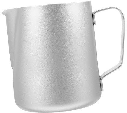 Mikikit Milk Frothing Pitcher Cup Latte Art Cups Stainless Steel Frother Jug for Coffee Tea Juice for Home Professional
