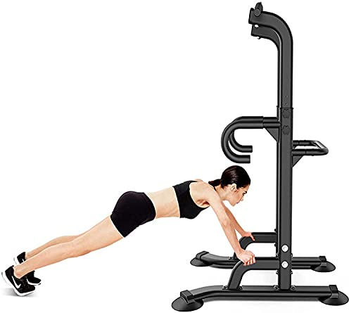 Klimmzugstange, Dip-Station, Heim-Fitnessstudio, Power Tower, Klimmzugstation, verstellbare Dip-Tower-Station, Klimmzugstangen, freistehende Fitnessgeräte für Krafttraining, Fitness, Workout, Übung,