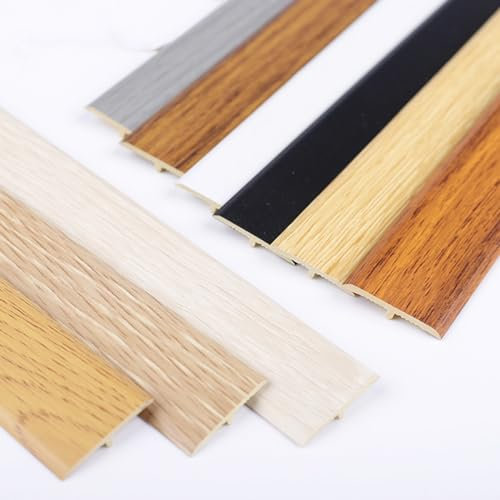 ZYXQQJ Türleiste T-Profil Bodenleiste Für Boden/Tür 24mm Breit Übergangsprofil Selbstklebend Übergangsleiste Boden Abdeckleiste(Maple)