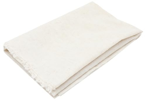 Alipis Beiger Lampenschirmstoff aus Leinen für Wohn und Arbeitszimmer | Vorzug als Bastelmaterial, Vorgeschnittenes Flachsgewebe, Zarte Ausführung, für Tisch und Stehleuchten