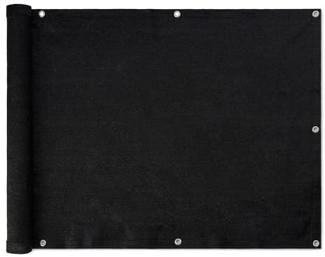 Amazon Basics Privacy Screen Fence, Black, 1-pack