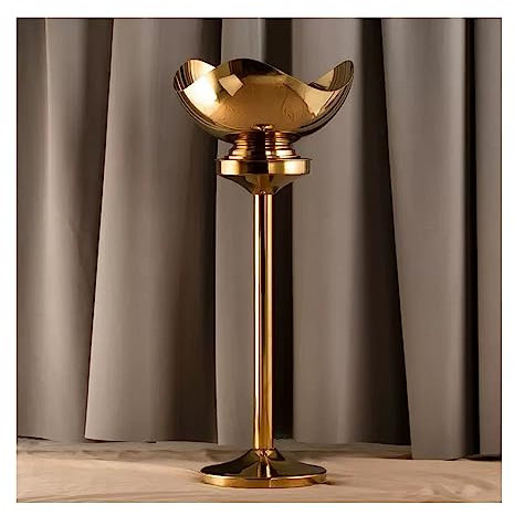 Lijiaxiuyc-101 ice bucket Stainless Steel Ice Bucket with Stand Indoor and Outdoor Cooler Cellar Bucket Beverage Stand for Kitchen Bar champagne bucket(Gold)