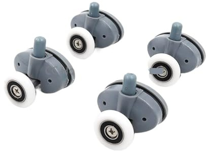 Skjutbara duschdörr rullar 4/8 st duschrum stugor remskiva duschrum rulle/löpare/hjul/remskivor diameter 23 mm/25 mm/27 mm (enkel 4 st lägre, 23,0 mm)