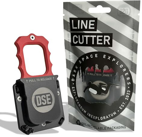 Dark Space Explorers Quick Release Ceramic Line Cutter for SCUBA Diving