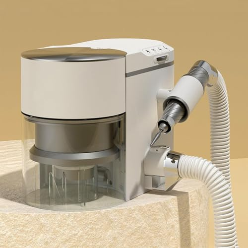 Nail Drill and Dust Collector 2-in-1, Portable Nail Polisher with Adjustable Suction, Low Noise ≤68db, for Professional Manicure