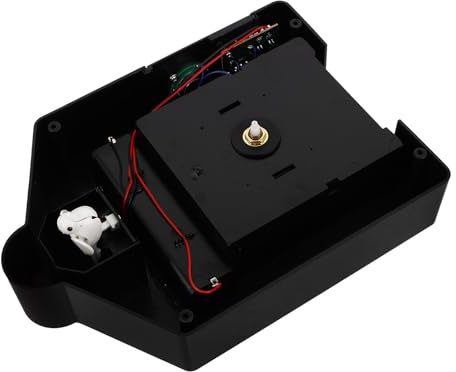 WRITWAA Batteriebetriebenes aus Kunststoff Vintage Kuckucksuhr Uhrwerk mit Geräuschlosem Mechanismus und Selbstgemacht Reparatur für Büro und Schlafzimmer