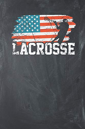 Lacrosse: Lined Journal Lined Notebook 6x9 110 Pages Ruled