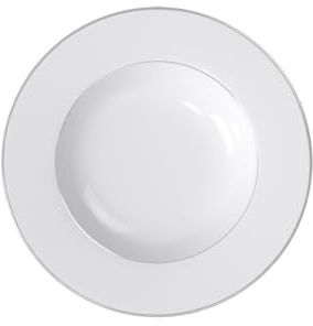 Villeroy & Boch 10-4636-2700 Anmut Platinum No.1 Assiette Plate Porcelaine Blanc 25,1 x 25,1 x 9,8 cm