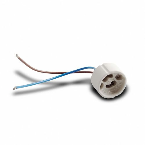 Mextronic Halogen-Lampensockel GU10: VDE-Fassung - 190-230V (50 Stk.)