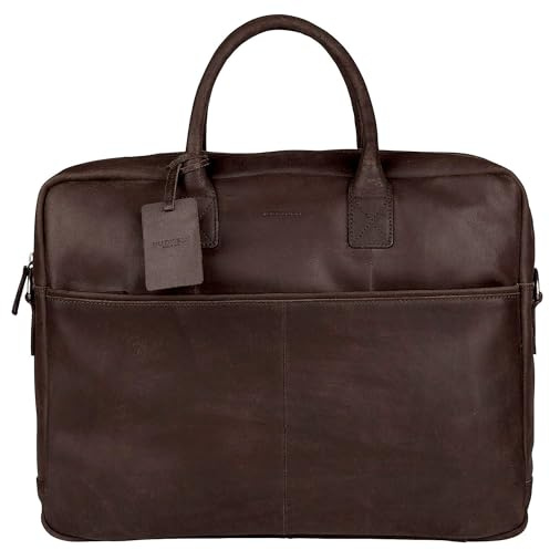 Burkely Vintage Max Worker - Laptoptasche 17.3'' 44 cm dark brown