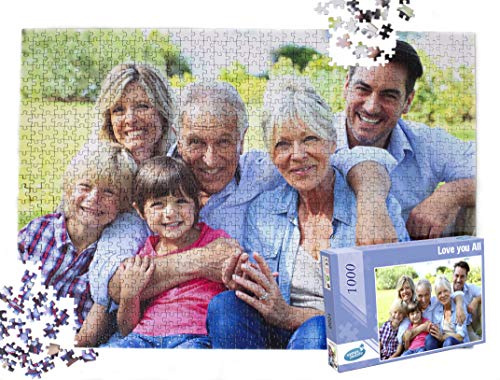 Personalised Photo Jigsaw Puzzle from Your Own Picture – Custom Puzzle by Venus Puzzle, 1000 Pieces (300 to 2000 Available)