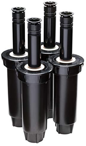 Rain Bird 1803AP4PK Irrigatore pop-up professionale, modello regolabile 0-360°, distanza di spruzzo 8'- 15', altezza pop-up 7,6 cm, confezione da 4