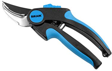 Tijera de Poda a 1 Mano - Modelo 32R - Corte Bypass para Trabajos de Precisión - Sistema Power Plus para Trabajos Intensivos - Mango Ergonómico y Antideslizante - Sistema de Bloqueo - Bikain