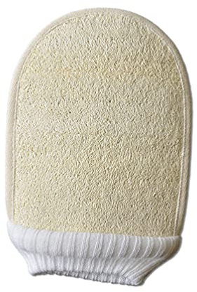 2 Pièces Loofa Éponge Naturelle Naturel Gant Loofa Exfoliant Mitt Naturel Loofah Tampon À Récurer Ovale Loofa Éponge Pad Verser Le Bain Spa Et Douche