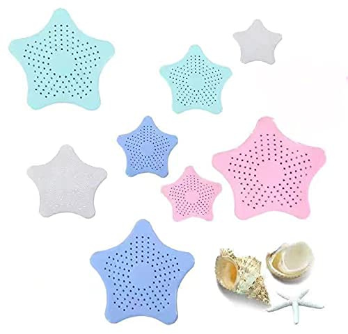 Colador de Silicona para Fregadero (Pentagonal (2*Rosa+2*Blanco+2*Azul+2*Verde))