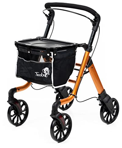 REHASHOP Indoor Wohnraum Rollator Teckel (Kupfer)