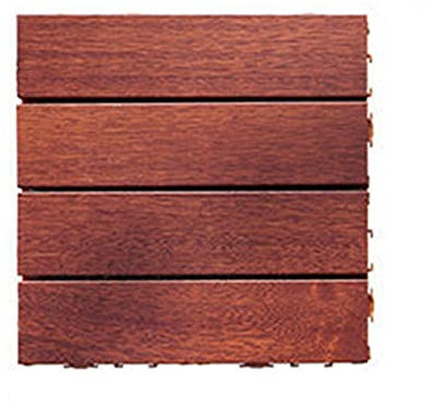Baldosas de Madera Piso Impermeable para Todo Tipo De Clima Al Aire Libre, Azulejo De Cubierta Entrelazado De Empalme DIY, Decoración De Balcón/Patio/baño/jardín, Fácil De Colocar