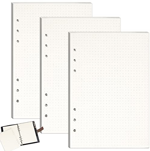 Rairsky 3 Paquets Papier de Remplissage A5, 135 Pages, 21 X 14.2 Cm, Blanc