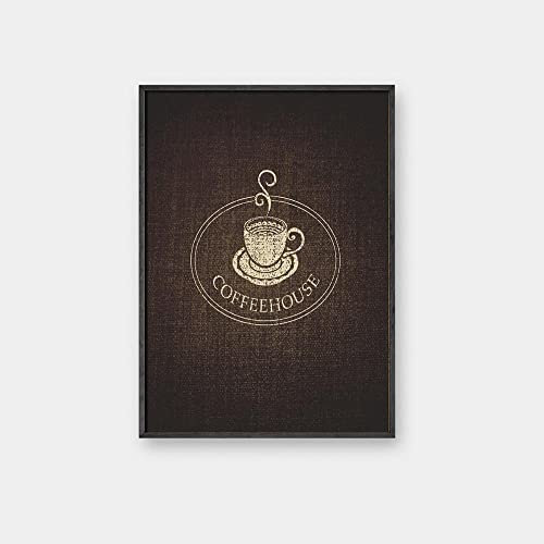 ZONJEE Nordic Poster Vintage Modern Minimalist Bars Cafe Kitchen Coffee Making Retro Adornment Vintage Canvas Pictures No Frame (Color : C, Size : 30X40CM No Frame)